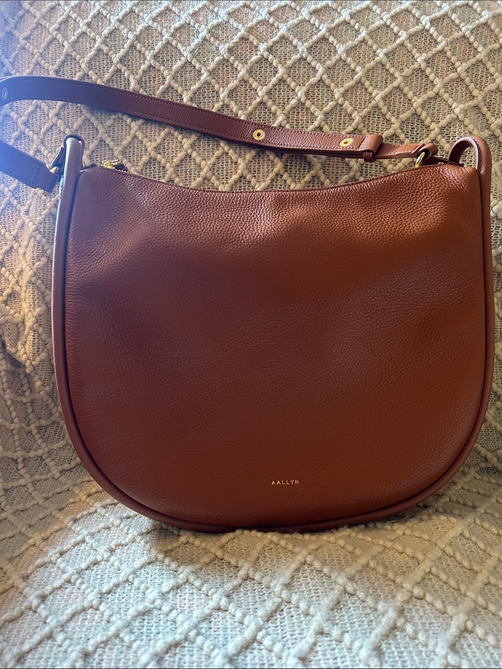 Allyn Marley Hobo Bag in Cognac